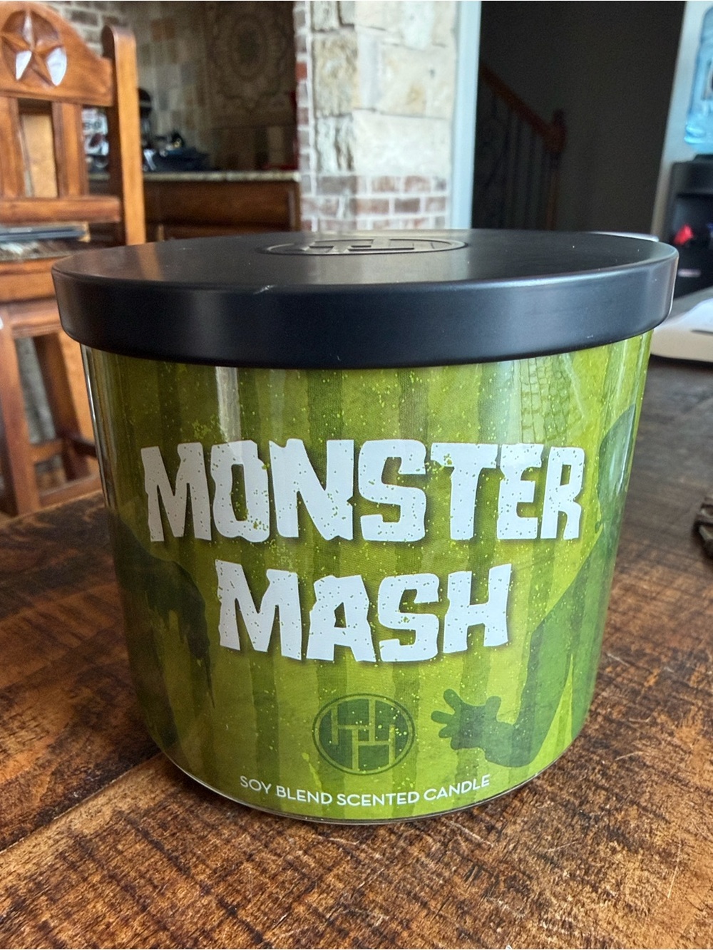 Monster Mash 3 Wick Soy Blend Scented Candle - Green